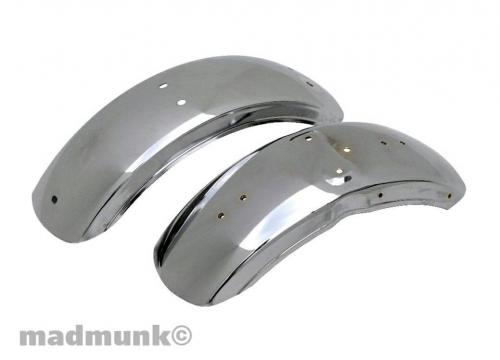 CHROME FENDERS DX FRONT FENDER WITH HOLES FOR BRACKET