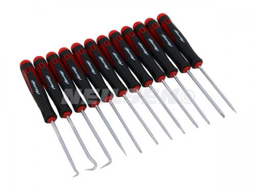 12PC PICK AND HOOK SET WITH FLAT / PHILLIPS AND STAR DRIVERS