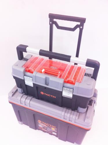 2 IN 1 ROLLING TOOL BOX SET