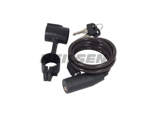 CABLE LOCK 6MM X 1M H/D WITH PVC SLEEVE