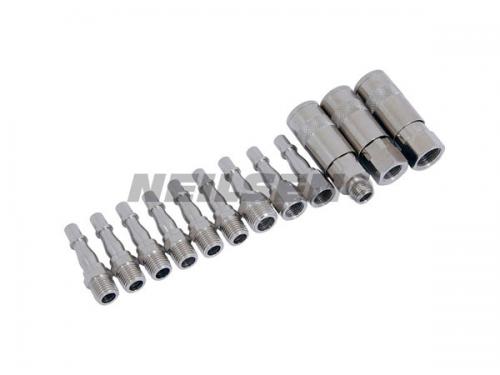 QUICK CONNECTION COUPLINGS AND FITTINGS 12PCS SET