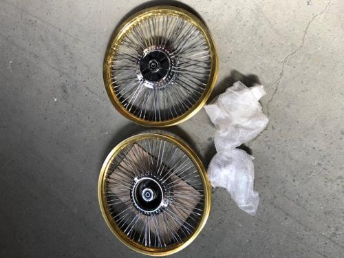 CUB GOLD RIMS 2.25 FRONT 2.50- 17IN