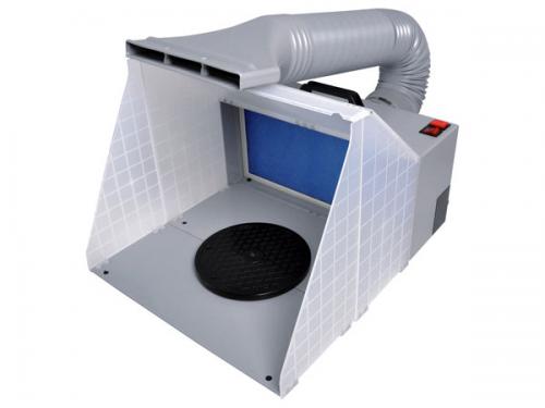 PORTABLE AIRBRUSHING SPRAY BOOTH & EXTRACTOR