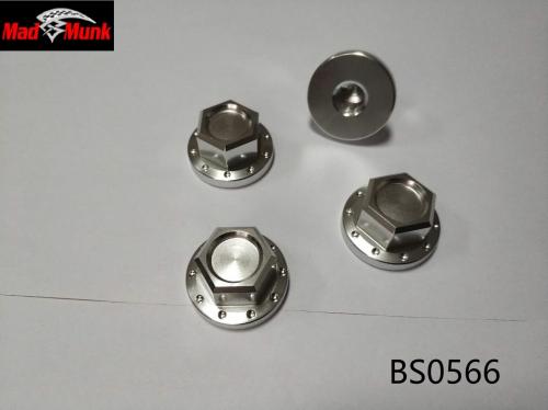 CNC SHOCK NUTS TOP AND BOTTOM SET OF 4