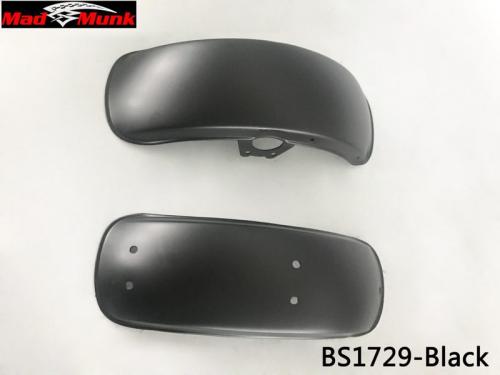 DX NEW STYLE ROLLED EDGE IN BLACK FENDER SET