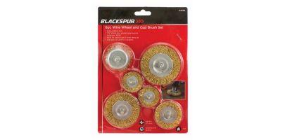 6PC WIRE WHEEL AND CUP BRUSH SET