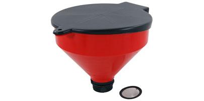 OIL DRUM FUNNEL WITH GRILL  250MM