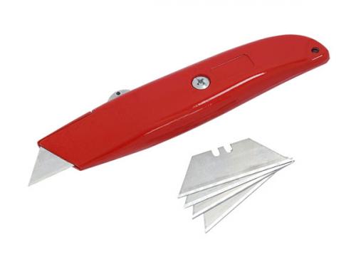 UTILITY KNIFE WITH 5 EXTRA BLADES