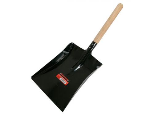 COAL SHOVEL 9INCH WITH WOODEN HANDLE