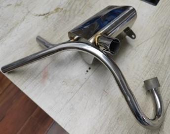50M STYLE POLISHED STAINLESS EXHAUST 