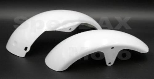 50M STYLE WHITE FENDER SET FRONT AND REAR