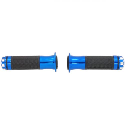 HANDLE BAR GRIPS WITH BLUE  ENDS