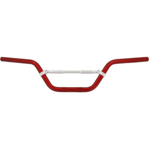 ALLOY RED  HANDLE BARS WITH CROSS BAR