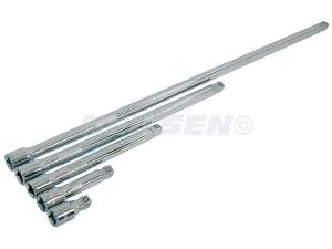 EXTENSION BARS - 5PC SET 3/8IN. WOBBLE END / EXTRA LONG CRV