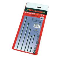 EXTENSION BARS - 6PC SET 3/8IN. WOBBLE END