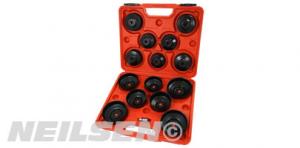 OIL FILTER WRENCH SET - 16PC CUP TYPE