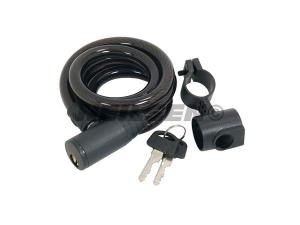CABLE LOCK 12MM X 1.2M  H/D WITH PVC SLEEVE