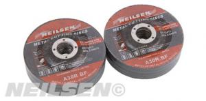 4 1/2 INCH METAL CUTTING DISC WITH DEPRESSED CENTRE