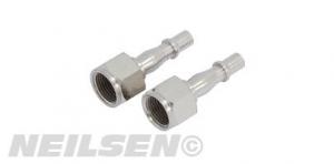 AIRLINE BAYONET FITTING - 2PC FEMALE 3/8 BSP