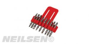 POWER BIT SET - 9PC  65MM DOUBLE ENDED