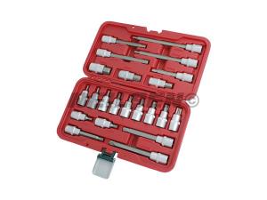 HEX AND STAR BIT SET - 22PC 1/2DR
