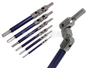 6PC MULTI JOINTED HEX WRENCH SET