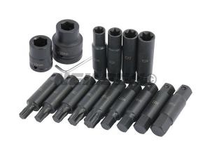 TRUCK BIT SET 16PC 3/4IN. AND 1IN.