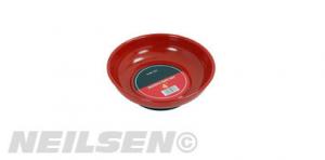 MAGNETIC PARTS TRAY 4 INCH RED PAINTED