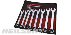 8PC COMINATION SPANNER SET COLD STAMPED