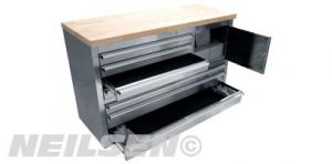 48 INCH STAINLESS STEEL ROLLING WORKBENCH
