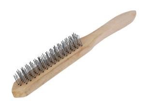 WIRE BRUSH WITH WOODEN HANDLE