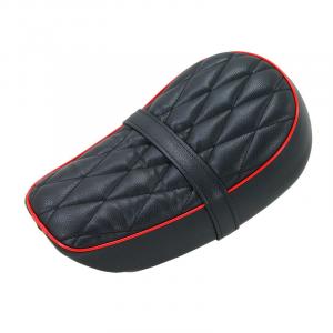 MUNK CHECK PATTERN BLACK SEAT WITH RED PIPING