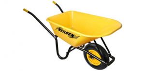 PLASTIC BARROW WITH AIR FILLED TYRES 90L