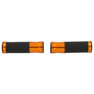 HANDLE BAR GRIPS WITH GOLD  ENDS