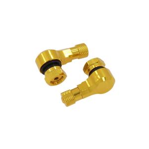 CNC VALVE FOR TUBELESS RIMS IN GOLD