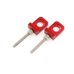 MAD MUNK KP SWING ARM CHAIN ADJUSTERS -RED