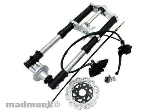 DX 45MM FLOATING DISC BRAKE USD FORKS BLACK