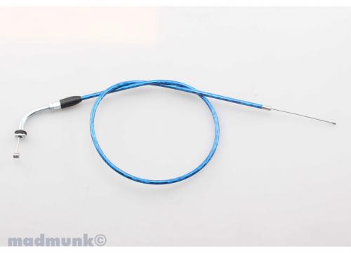 DX CHY BLUE COLOUR THROTTLE CABLE