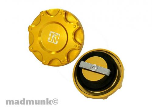 MUNK CNC ALLOY FUEL CAP GOLD