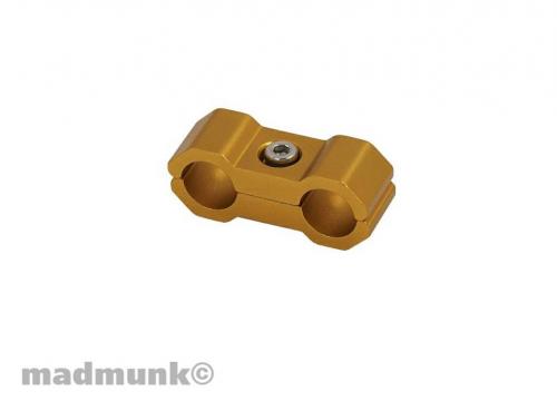 CABLE CLAMP 6MM GOLD