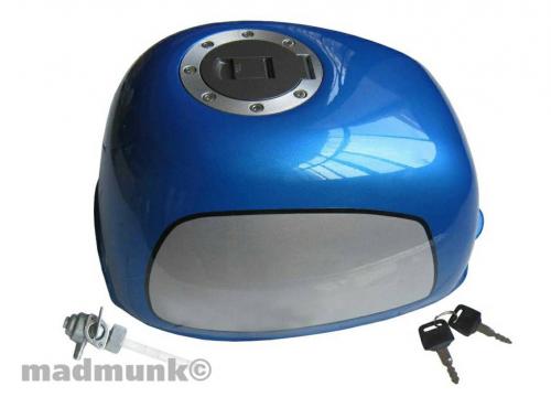 BLUE GORILLA TANK WITH FLAT FUEL CAP