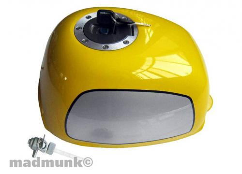 YELLOW GORILLA TANK WITH FLAT FUEL CAP