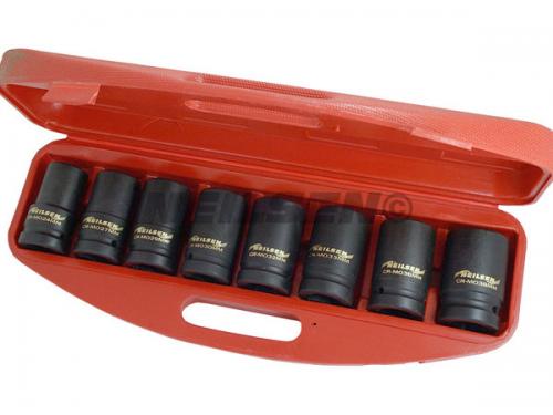 SOCKET SET 8 PIECE 1IN DRIVE - METRIC / DEEP IMPACT