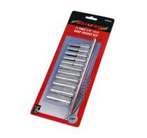 SOCKET SET - 11 PIECE 1/4IN DRIVE - DEEP ON A RAIL