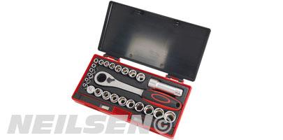 SOCKET SET - 25PC 1/4IN. DR