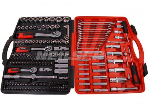 219PCS 1/4INCH & 3/8INCH & 1/2INCH DRIVE SOCKET SET