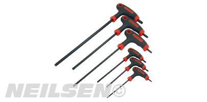 6PCS T HANDLE STAR WRENCH SET