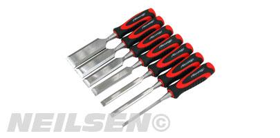 7PCS WOODEN CHISEL SET