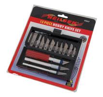 HOBBY KNIFE SET 13PCS NEILSEN