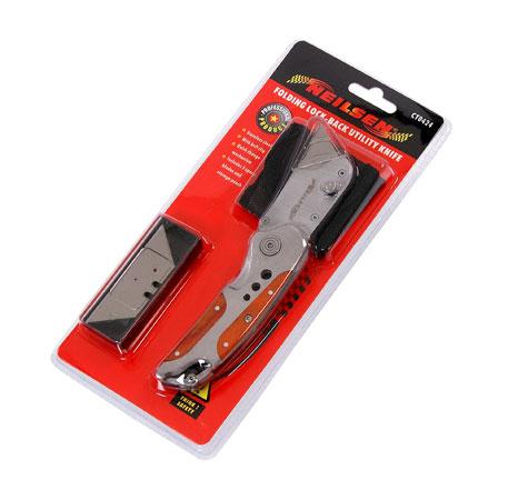 FOLDING LOCK-BACK UTILITY KNIFE